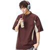 速乾通気素材 軽量 ジップ Tシャツ MO-80105