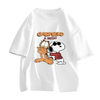 男女兼用 シンプル プリント Tシャツ & ショーツ セットアップ S-13264