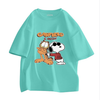 男女兼用 シンプル プリント Tシャツ & ショーツ セットアップ S-13264