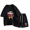 男女兼用 カジュアル Tシャツ & ショーツ セットアップ S-13267