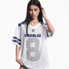 通気メッシュ 袖2本ライン Vネック Tシャツ S-80004