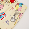 柔らか素材 カジュアル 総柄 ワイドパンツ S-13272