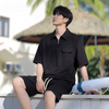 売れ筋 ゆったり Tシャツ & ショーツ セットアップ  S-80016