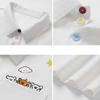 刺繍 カップル ポロ 半袖  Tシャツ S-80019