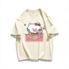 男女兼用 シンプル プリント Tシャツ S-13282
