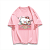 男女兼用 シンプル プリント Tシャツ S-13282