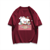 男女兼用 シンプル プリント Tシャツ S-13282