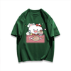 男女兼用 シンプル プリント Tシャツ S-13282