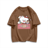 男女兼用 シンプル プリント Tシャツ S-13282