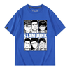 男女兼用 シンプル プリント カジュアル Tシャツ S-13284