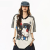 人気トレンド 通気快適 ゆったり プリント Tシャツ S-13285