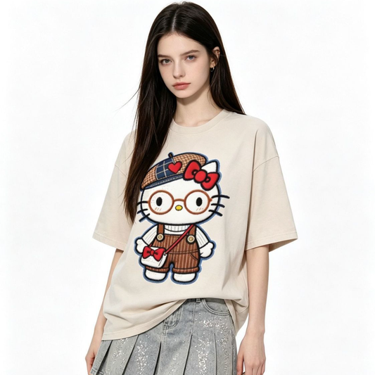 大人可愛い ゆったり シンプル カジュアル Tシャツ S-13287