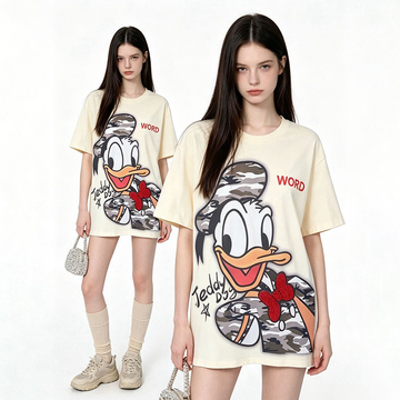 高品質 ファッション プリント Tシャツ S-13298