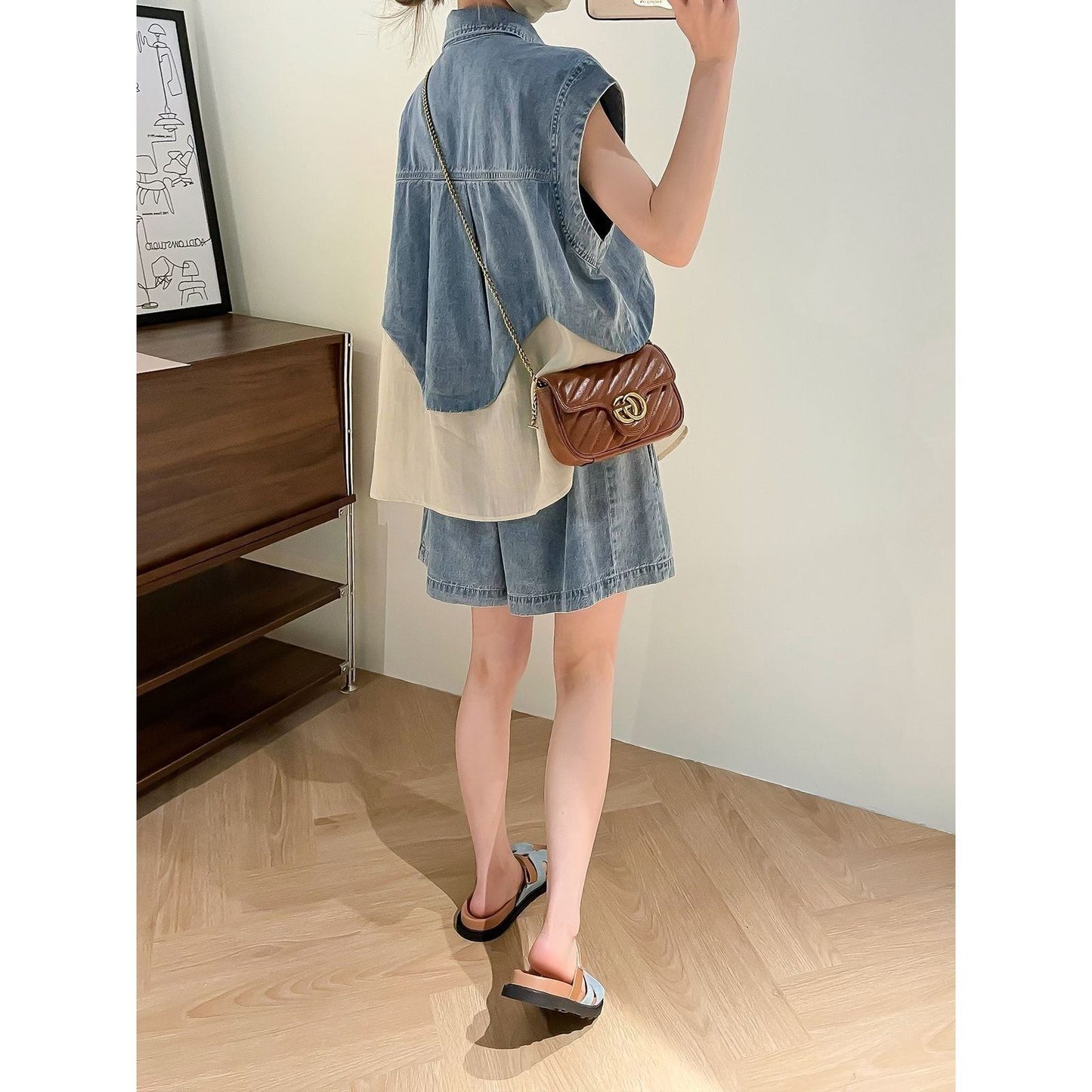 今季マストバイ 上品 ファッション 半袖Ｔシャツⅹパンツセット <S-6575>