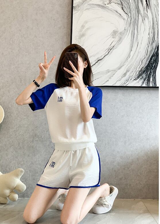 好感度UP カジュアル 絶対欲しい 全2色 半袖 Tシャツ ショートパンツ セットアップ ＜S-8938＞