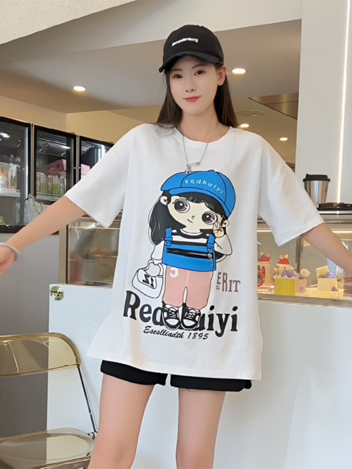 定番シンプル 好感度UP 海外トレンド カジュアル 全3色 半袖 Tシャツ ＜S-11266＞