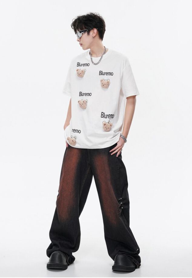 期間限定 ファッション 着回し力抜群 ゆったり 男女兼用 全3色 半袖Tシャツ＜S-9065＞