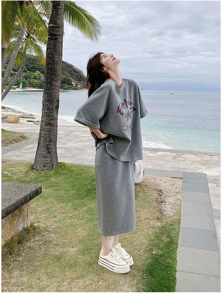 大人可愛い 柔らかくて優しい印象 効果抜群 セットアップ<S-11232>