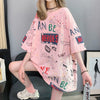 スタイリッシュ 切り替え 一目惚れ プリント Tシャツ カットソー＜S-3540＞