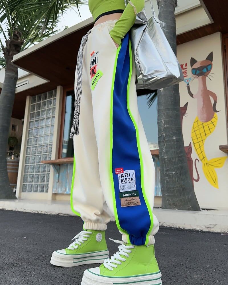 絶対欲しい ファッション 個性派 スポーツパンツ<S-5847>