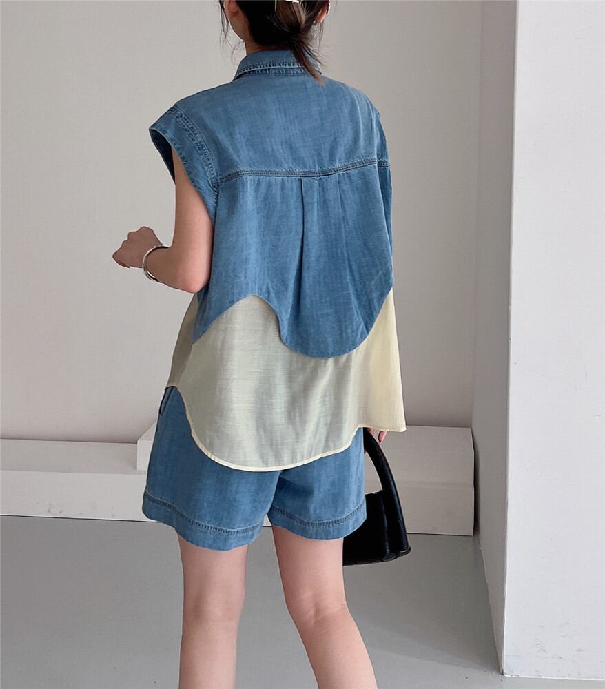 今季マストバイ 上品 ファッション 半袖Ｔシャツⅹパンツセット <S-6575>