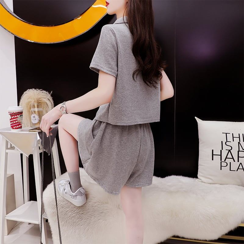 ゆったり感アップ ジャケット＋パンツ オシャレ度満点 セットアップ＜S-3213＞