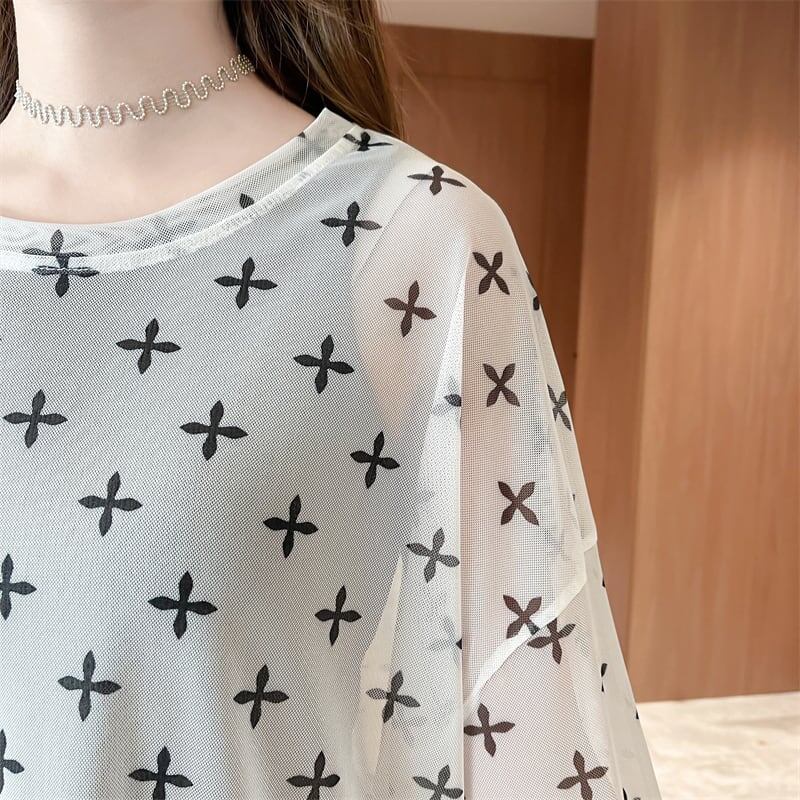 着心地抜群 ラウンドネック 女性力を高める Tシャツ カットソー＜S-3045＞