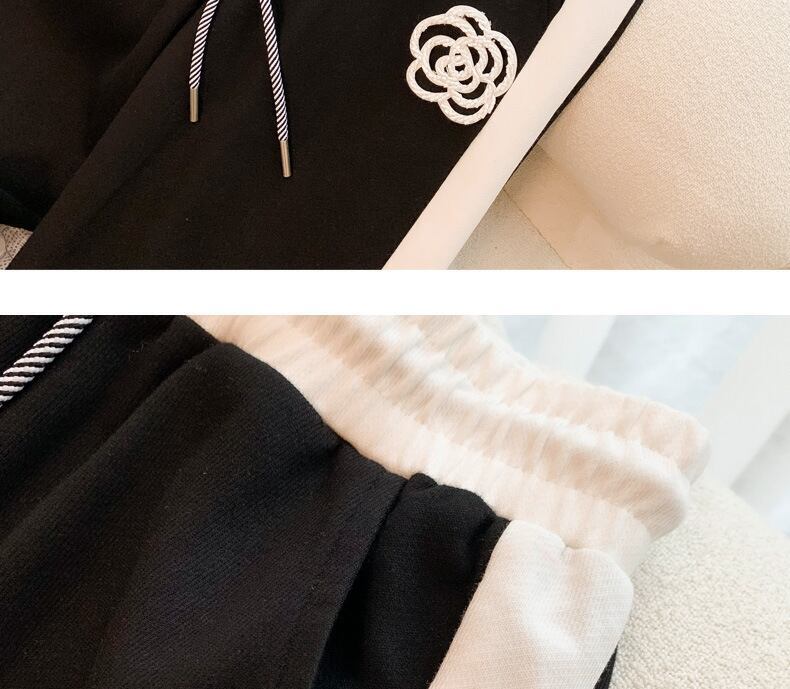 超人気 カジュアル 知的 シンプル Tシャツ＋パンツ ＜S-8460＞
