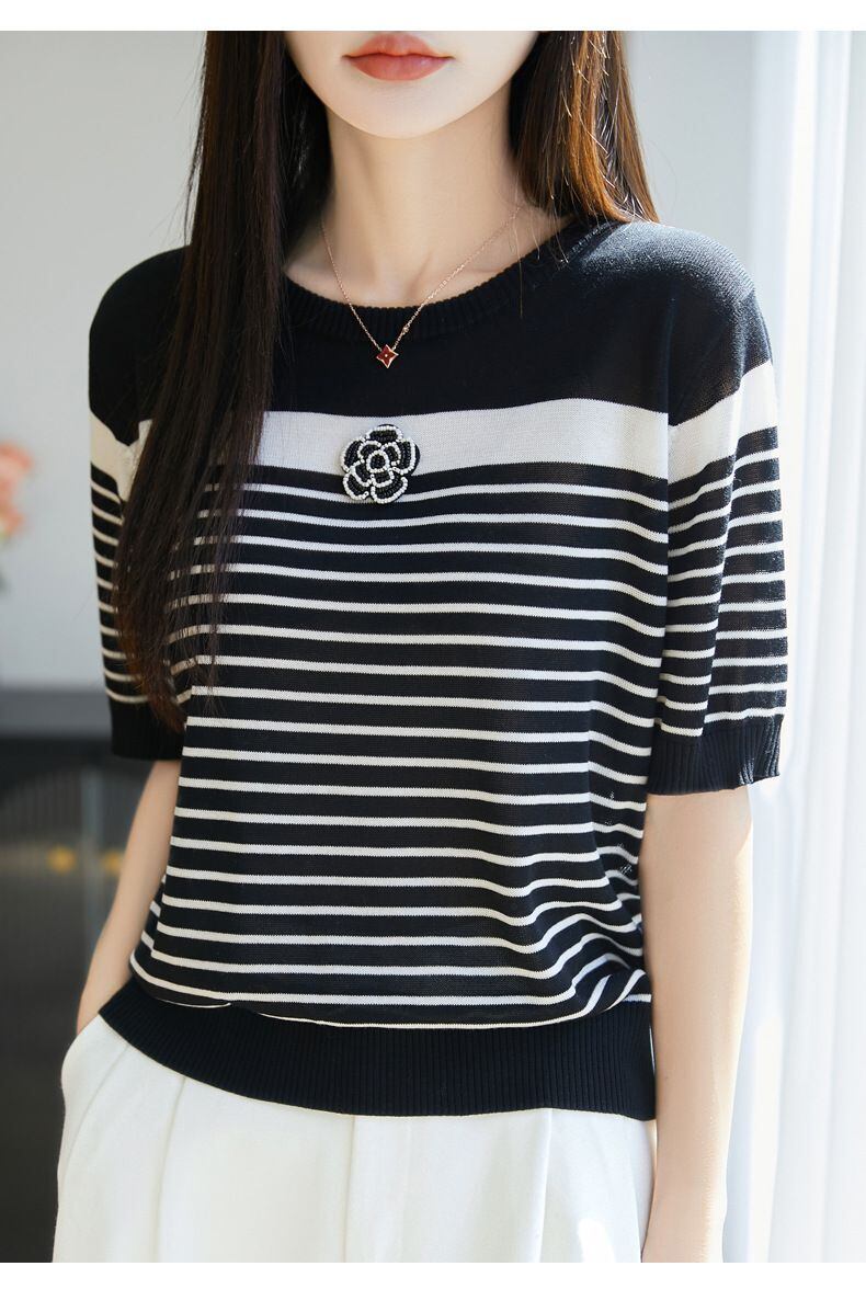 定番シンプル 売り切れ必至 着回し力抜群 全2色 Tシャツ <S-11938>