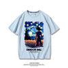 人気商品 目立つ ラウンドネック カジュアル 半袖 Tシャツ <S-13043>