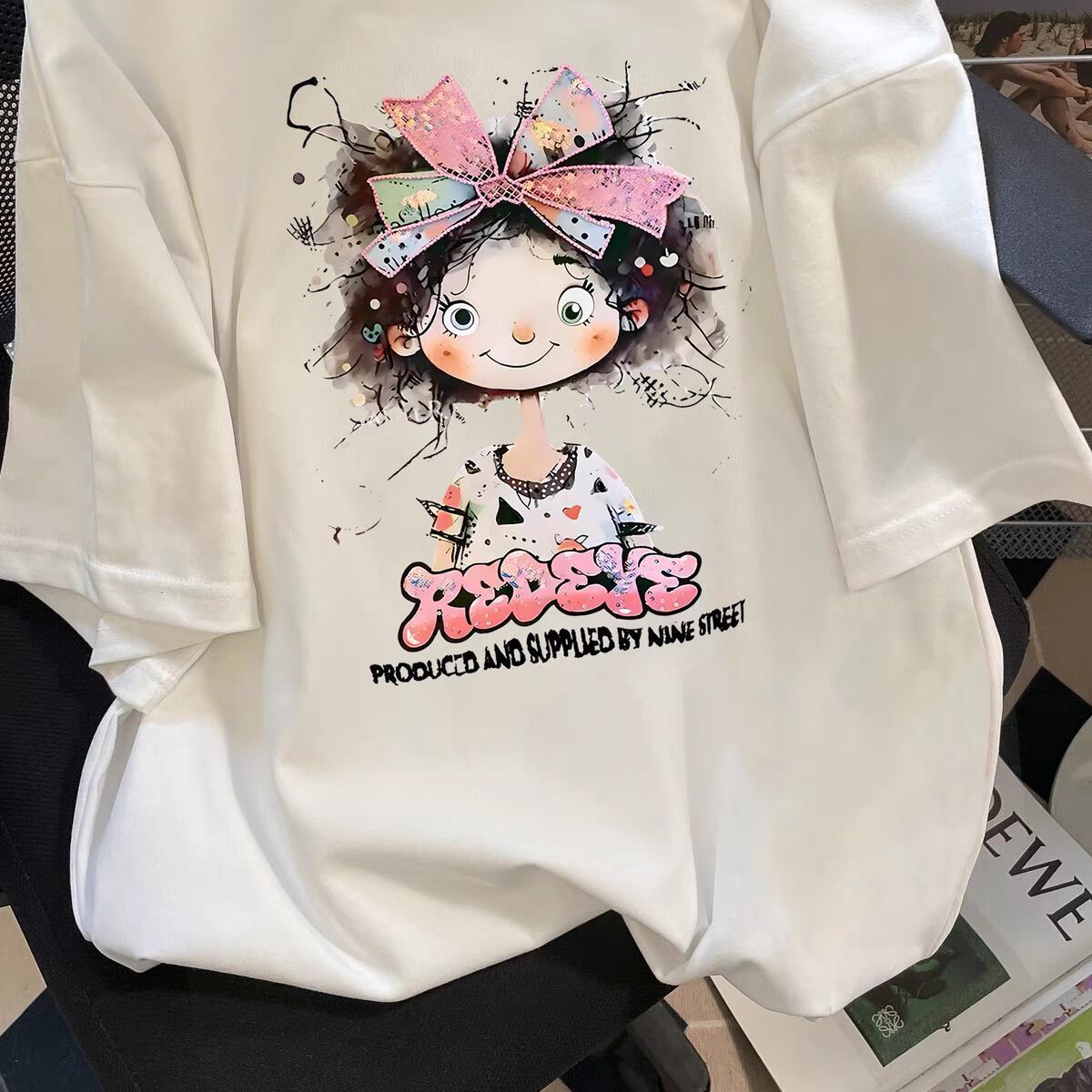 超人気 キュート カジュアル 全3色 半袖 Tシャツ <S-8670>