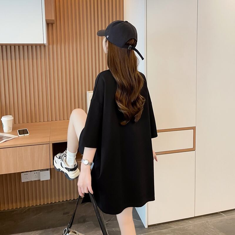 絶対欲しい プリント ロゴ ゆったり 3色半袖Tシャツ＜S-8315＞