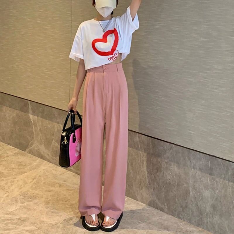 オシャレ度満点 3色選択可 好感度満載 無地 パンツ ボトムス＜S-3081＞
