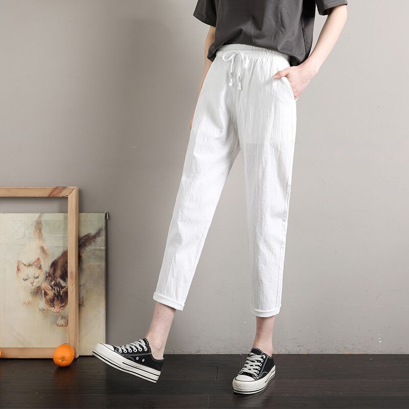 定番シンプル  ファッション ゆったりパンツ<S-6541>