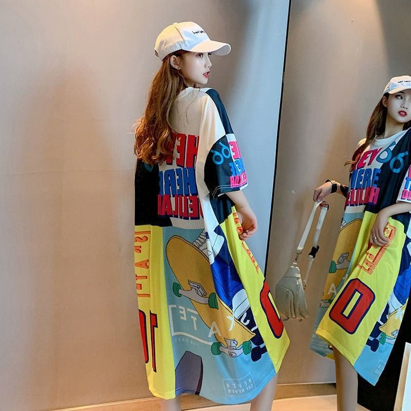 絶対流行 アバンギャルド 個性派 ゆったり ワンピース<S-6483>