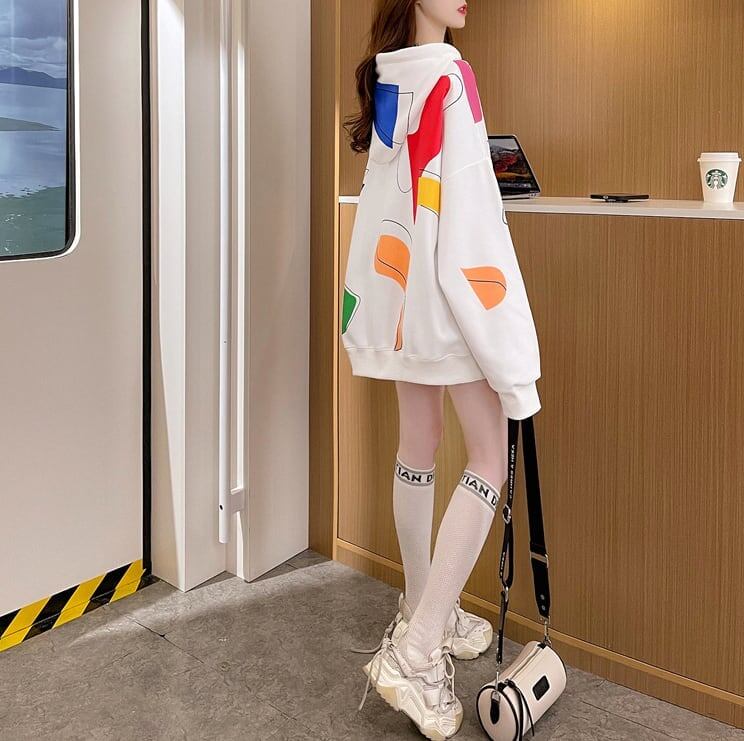 キュート 合わせやすい デザイン感 パーカー＜S-3846＞