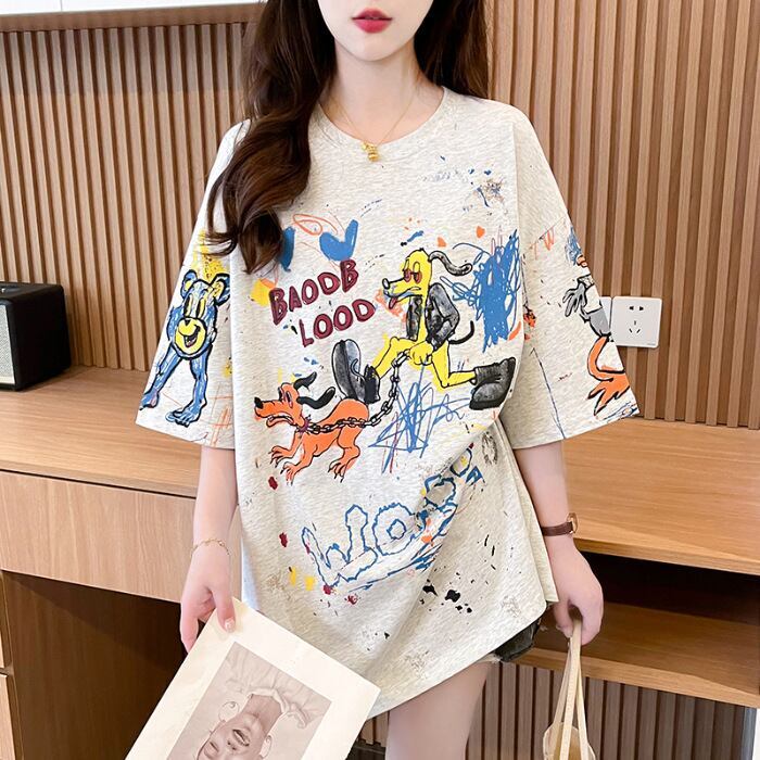 ファッション 好感度UP 海外トレンド カジュアル 全3色 半袖 Tシャツ ＜S-11230＞