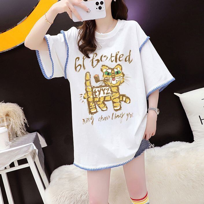 売り切れ必至 カジュアル アバンギャルド プリント全2色 半袖Tシャツ カットソー ＜S-8561＞