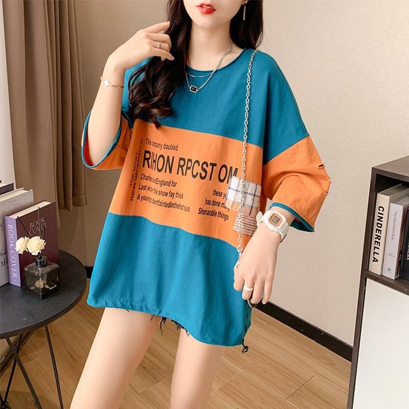 オシャレ度満点 3色選択可 美感いっぱい Tシャツ カットソー＜S-3042＞