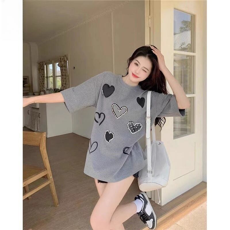 超人気 特別デザイン カジュアル ファッション プリント 全3色 半袖 Tシャツ <S-8918>