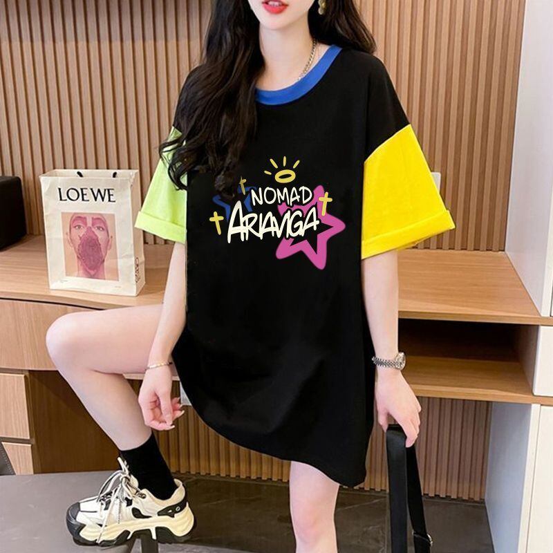 早い者勝ち 早い者勝ち 絶対流行 カジュアル 2色選択 Tシャツ<S-11129>