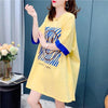 個性的なデザイン 切り替え 一目惚れ プリント Tシャツ カットソー＜S-3635＞