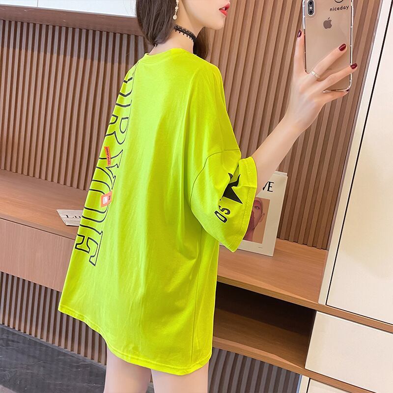スウィート 好感度UP 海外トレンド カジュアル 全3色 半袖 Tシャツ ＜S-11673＞