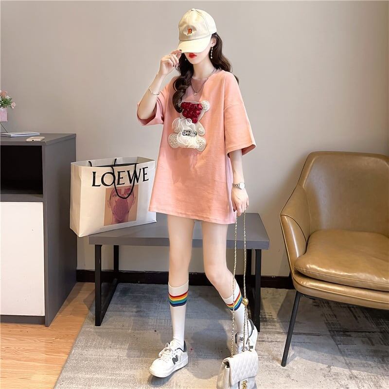 デザインセンス重工業立体パターンベアーズニューアイロンダイヤメッシュ半袖Tシャツ<S-2916>
