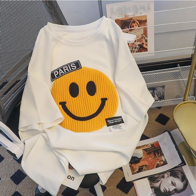 個性的なデザイン プリント オシャレ度満点 Tシャツ カットソー＜S-3373＞