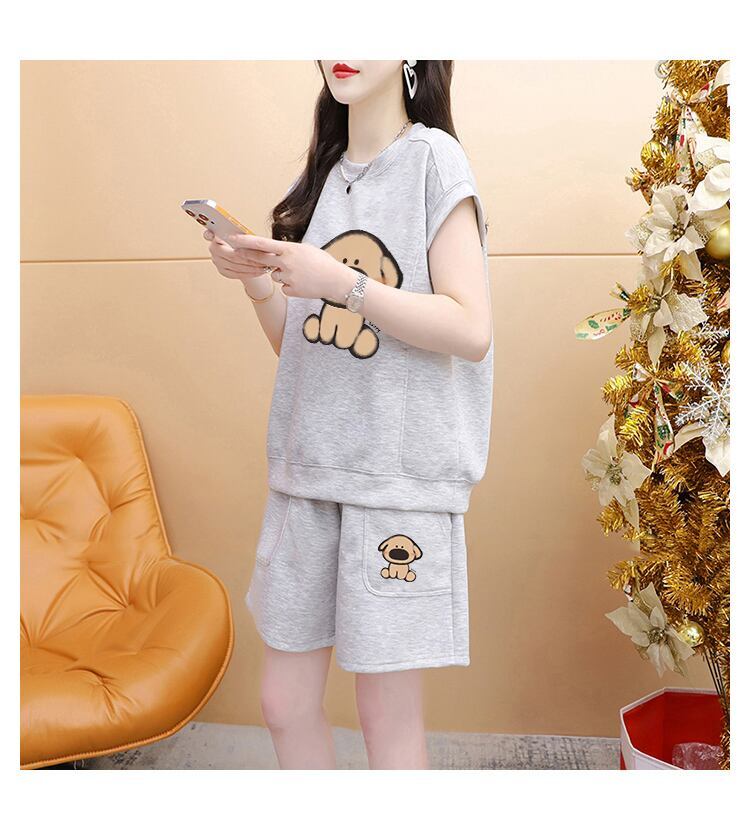売り切れ必至  カジュアル スウェット全4色オーバーサイズトップス<S-4793> 半袖Ｔシャツⅹパンツセット全3色 <S-8266>
