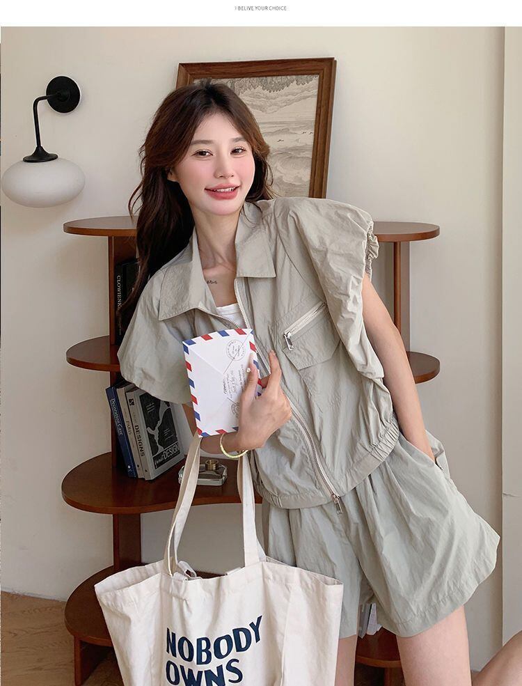 ファッション デニム 個性派 半袖Ｔシャツⅹパンツセット<S-11726>