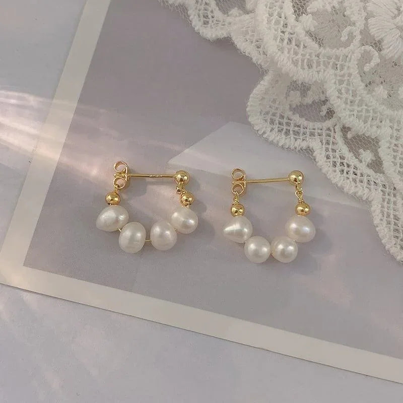 レトロ 清純甘くて女子力UP 好感度満載 イアリング アクセサリー＜isf-2807＞