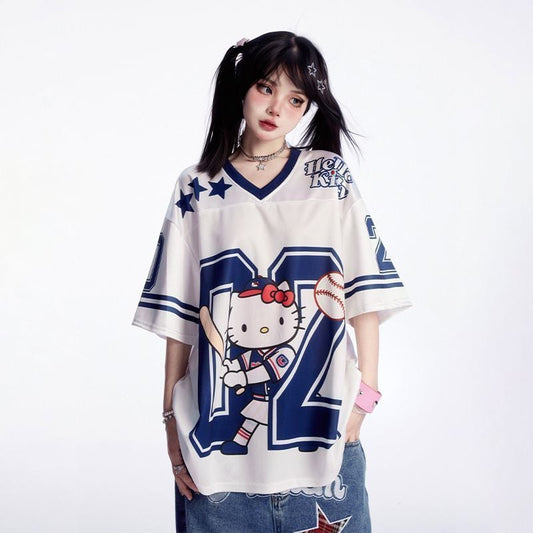 売れ筋 ゆったり ファッション Tシャツ <S-13201>