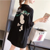 個性的なデザイン 切り替え 一目惚れ プリント Tシャツ カットソー＜S-3400＞